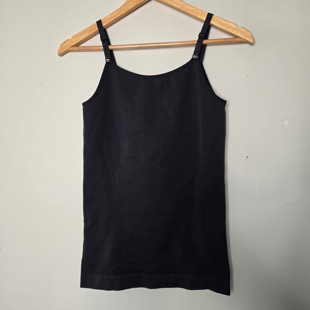Empetua Camisole Women XL Black Shapermint Seamless Shapewear Tank Top 62001